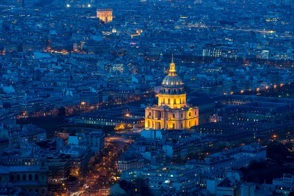 PARÍS, FRANCIA 15 DE ENERO DE 2015: Vista aérea de la Torre Eiffel , — Foto de Stock