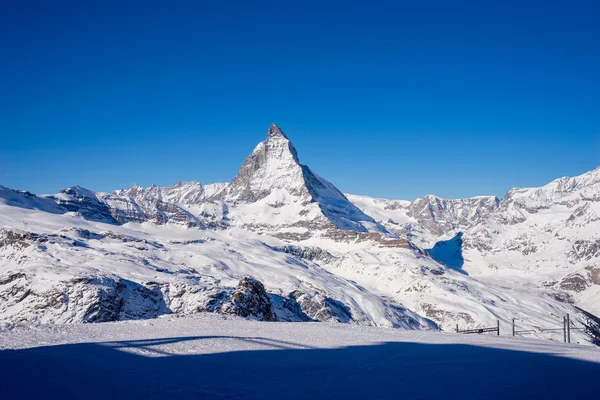 Matterhorn, Zermatt in der Schweiz — Stockfoto