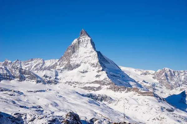 Στο βουνό Matterhorn, Ζερμάτ, Ελβετία — Φωτογραφία Αρχείου