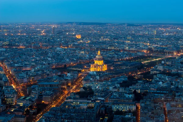 PARIS, FRANCE 15 JANVIER 2015 : Vue aérienne sur la Tour Eiffel , — Photo