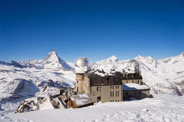Matterhorn, Zermatt in der Schweiz — Stockfoto