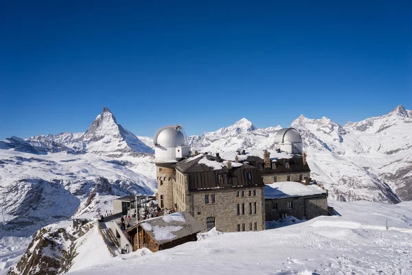 Στο Βουνό Matterhorn Ζερμάτ Ελβετία — Φωτογραφία Αρχείου