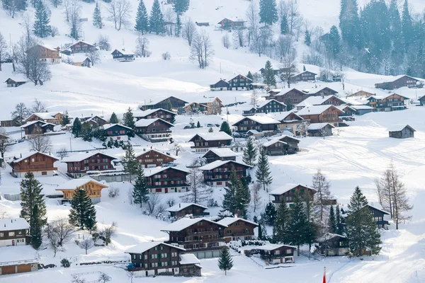 스위스 산, 융프라우, 스위스 스키 리조트 — 스톡 사진