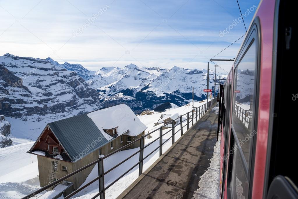 Swiss mountain, Jungfrau, Switzerland, ski resort 
