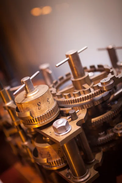 Motor Engranaje Máquina Engranaje Cooperación Empresarial — Foto de Stock