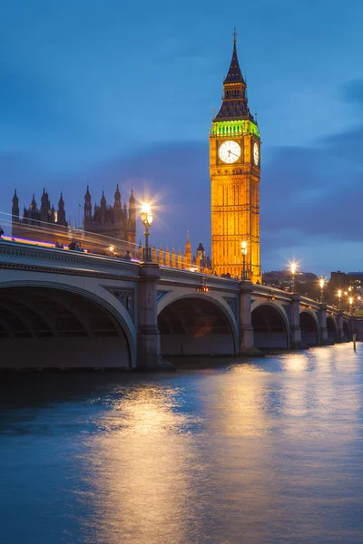 Big Ben Ile Westminster Abbey London Ngiltere — Stok fotoğraf