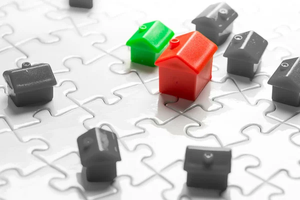 Property & real estate market game — Stock Photo, Image