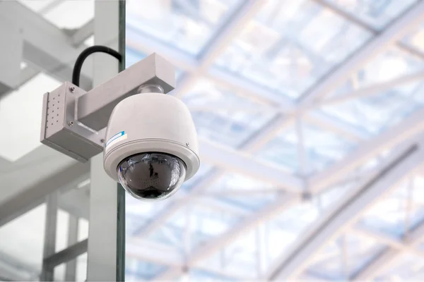 Closeup Security Cctv Camera — Stock Photo, Image