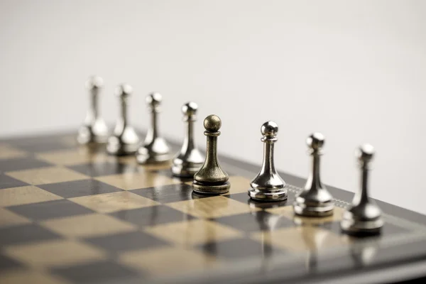 チェス ビジネス コンセプト リーダー — ストック写真