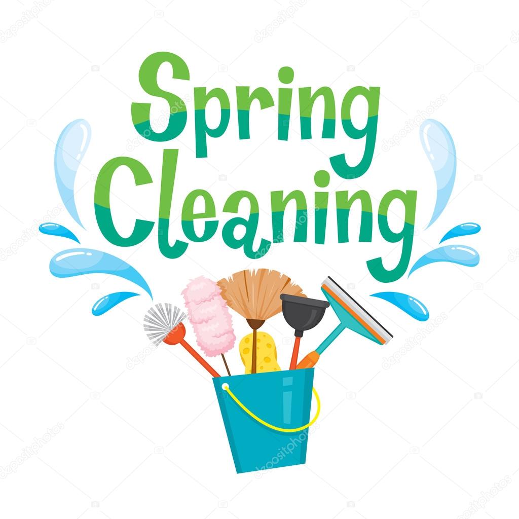 Spring Cleaning Letter Decorating And Cleaning Equipment