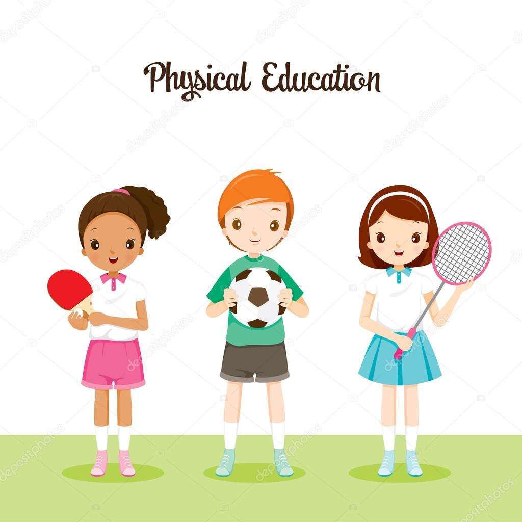 Children With Sport Instruments Stock Vector Image by ©MatoomMi #107003122 Children With Sport Instruments Stock Vector Image by ©MatoomMi #107003122