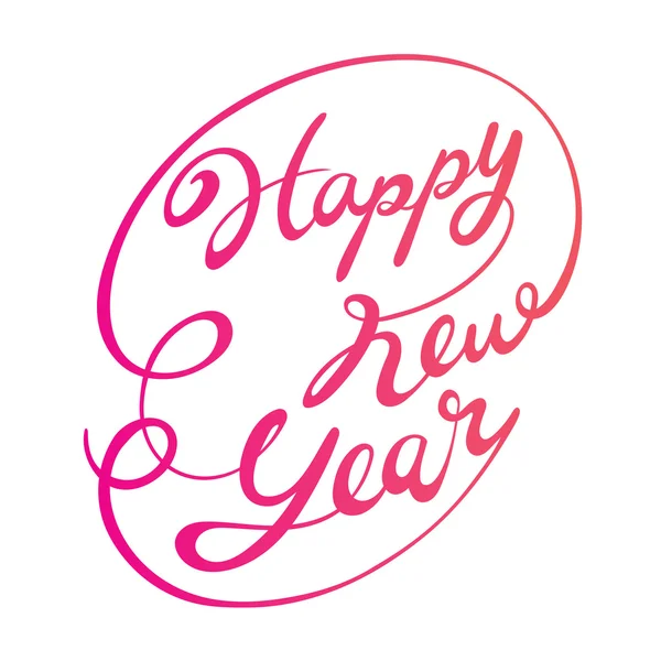 Feliz año nuevo letras — Archivo Imágenes Vectoriales