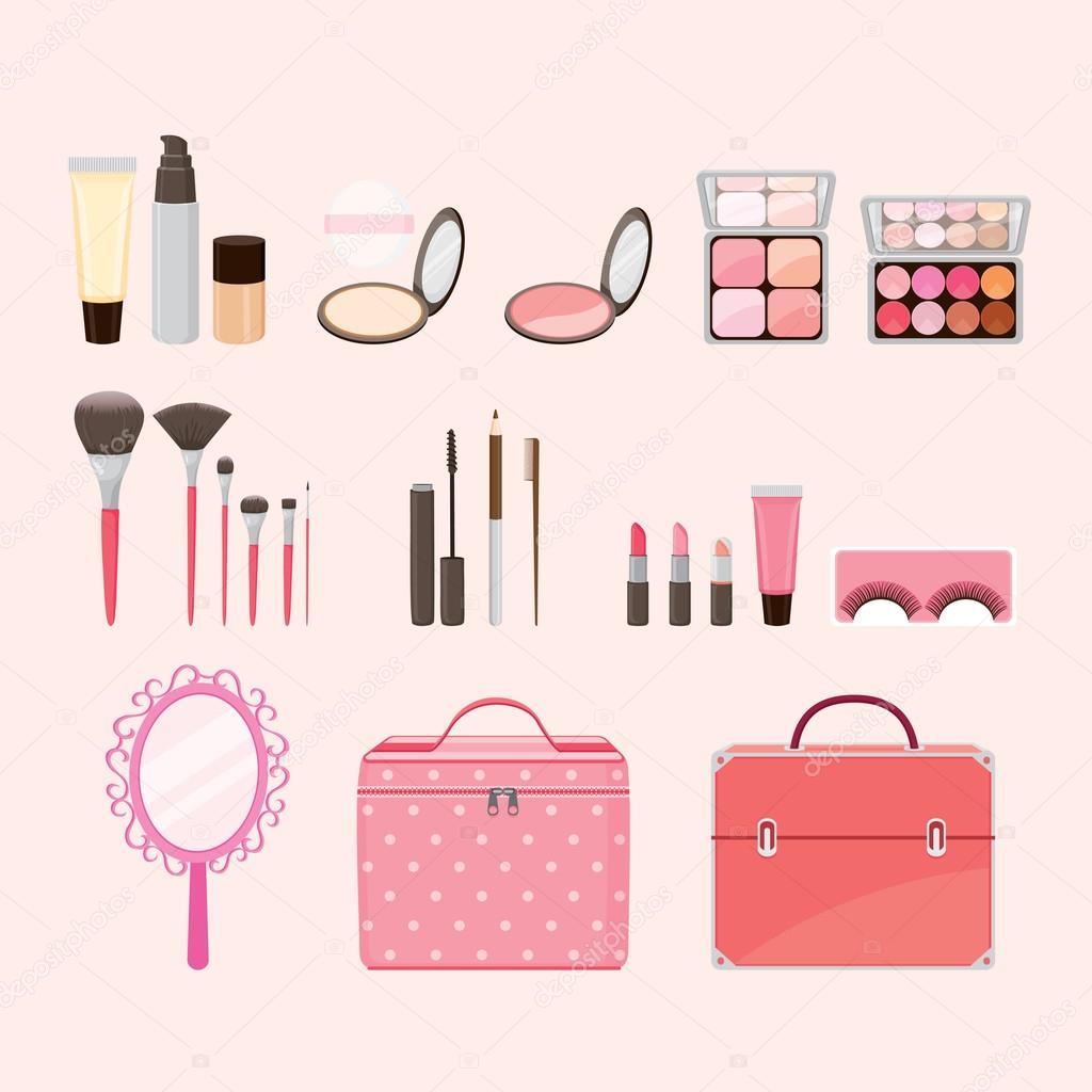 Makeup equipments set