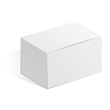 White oblong box.