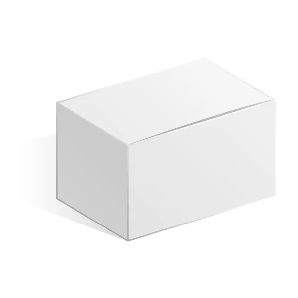 White oblong box. — ストックベクタ