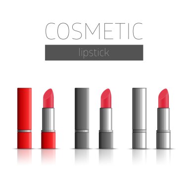 Vektör kozmetik ruj.