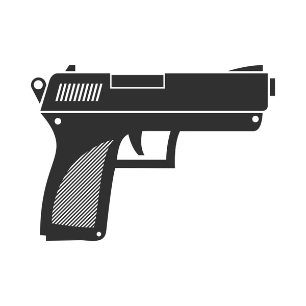 Pistola de ícone vetorial . — Vetor de Stock