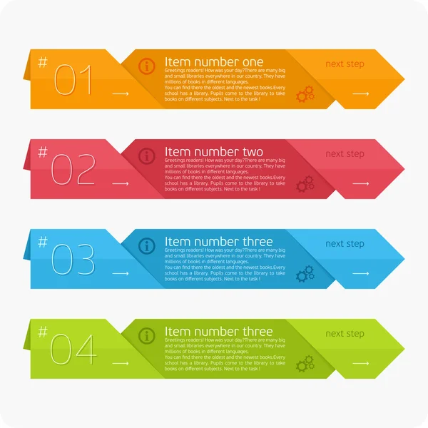 Modelo de infográficos vetoriais . — Vetor de Stock