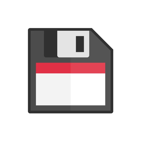 Vector pictogram diskette — Stockvector