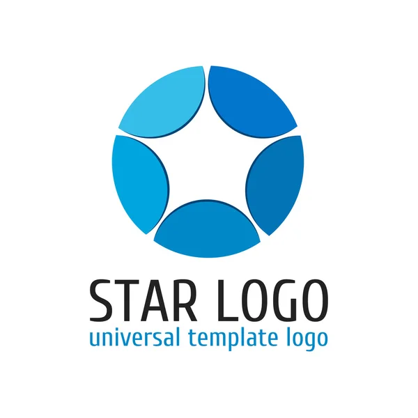 Star-logo sjabloon — Stockvector