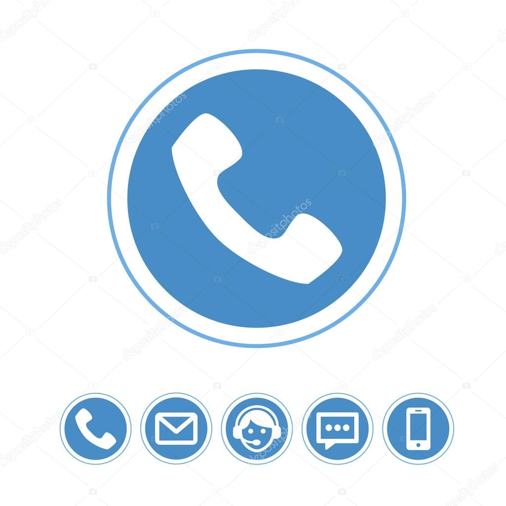 Telefon Symbol, Zelle, Handy Symbol, Kreis PNG und Vektor zum