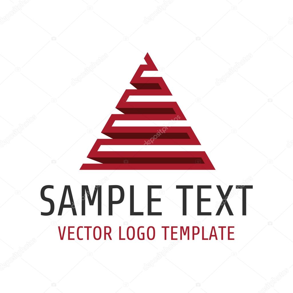 pyramid logo template stock vector art sonik 116265624