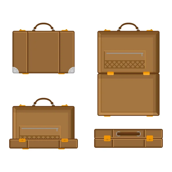 Vector illustration a suitcase — Stock Vector