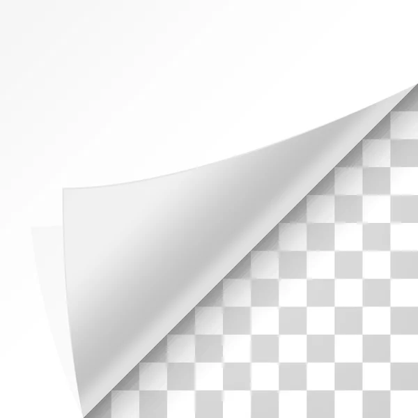 Curl papírové rohy — Stockový vektor
