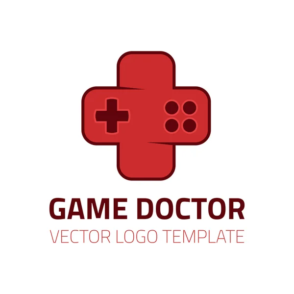 Jeu logo médecin — Image vectorielle