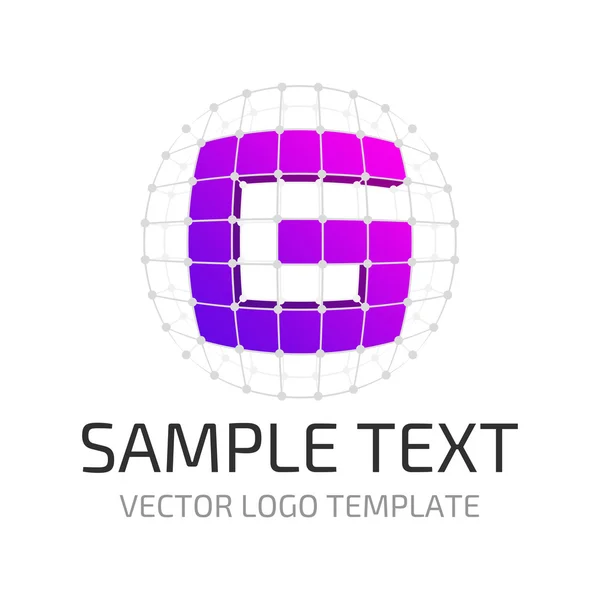 Template logo g — Stock Vector