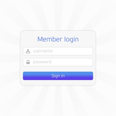 modulo login membri成员登录窗体