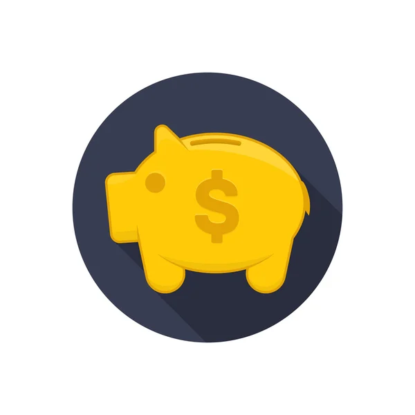 Caixa de dinheiro do ícone do vetor — Vetor de Stock