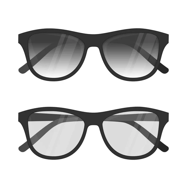 Lunettes de soleil isolées illustration vectorielle — Image vectorielle