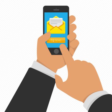 Telefonu el ile e-posta akıllı