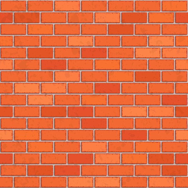 Seamless brick wall