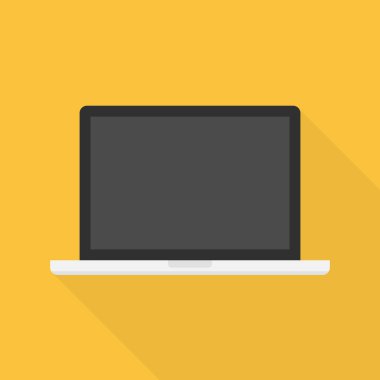 modern dizüstü illüstrasyon