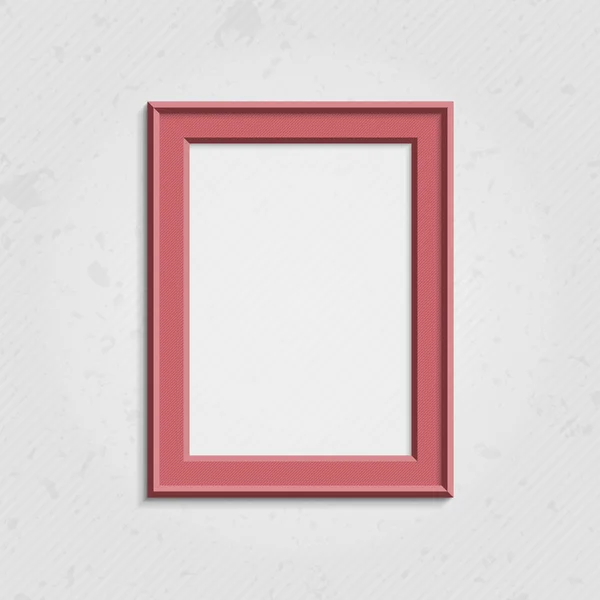 Pink modern picture frame — Stock Vector