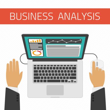 İş analizi illüstrasyon