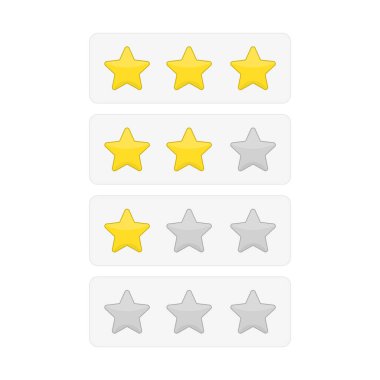 Yıldızların geri besleme çubuğu.