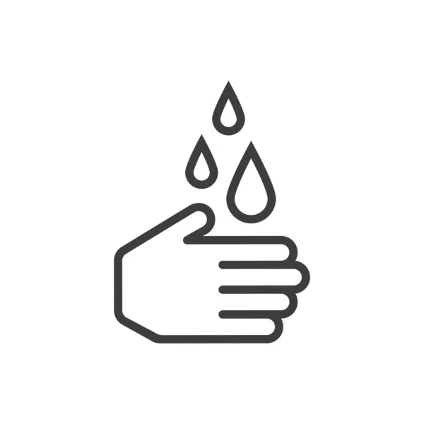 Icono de lavado de manos. — Vector de stock