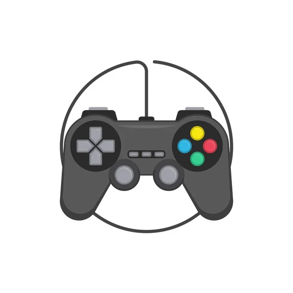 Gry joystick ikona. — Wektor stockowy