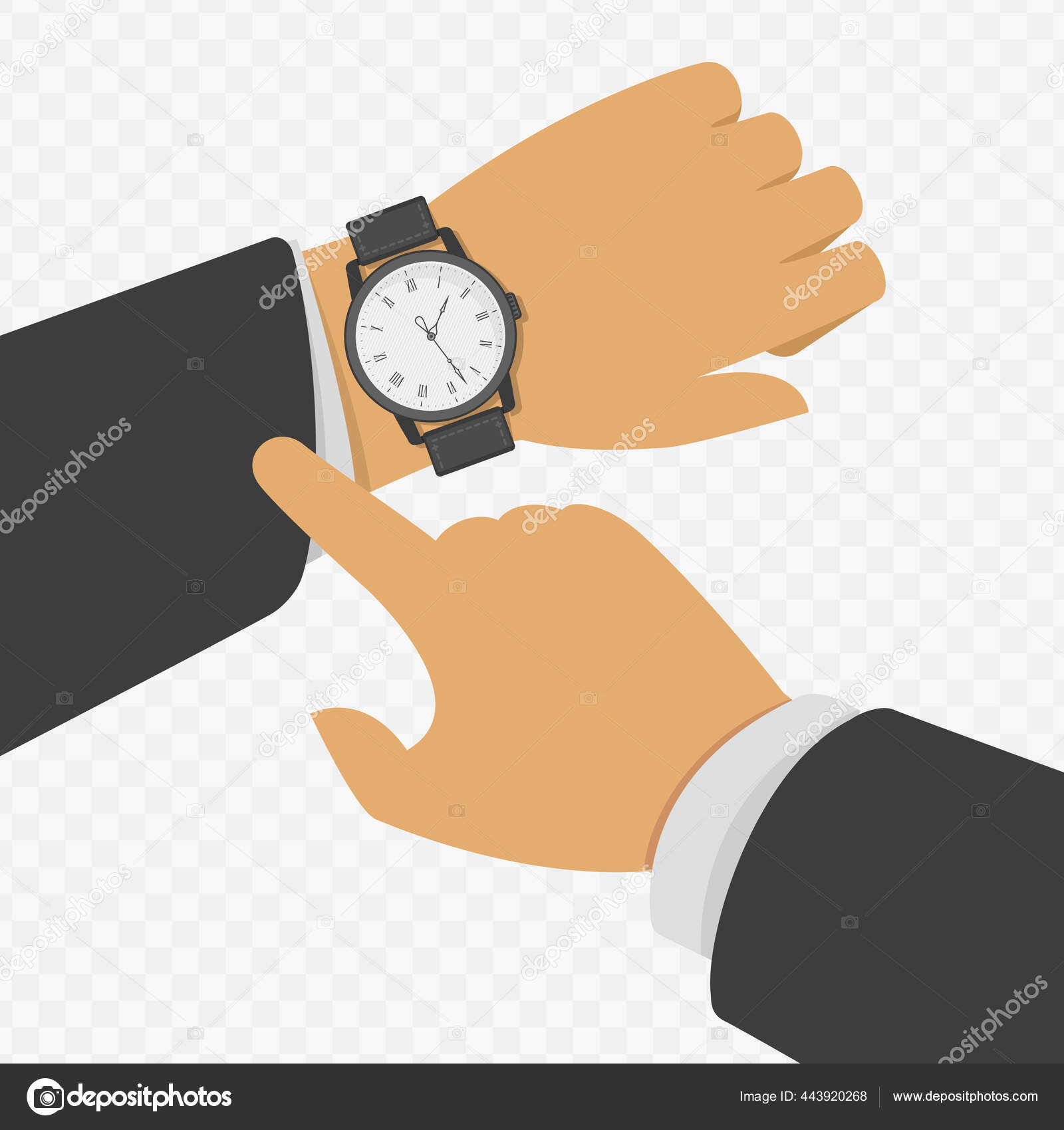 Ρολόι καρπού στο χέρι. Διανυσματικό Αρχείο από ©art-sonik443920268