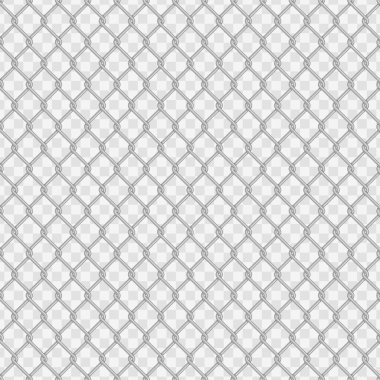 Vektörsüz zincir çit arkaplanı.