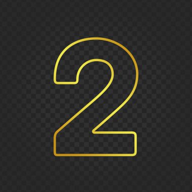 2G numaralı altın parıltısı.