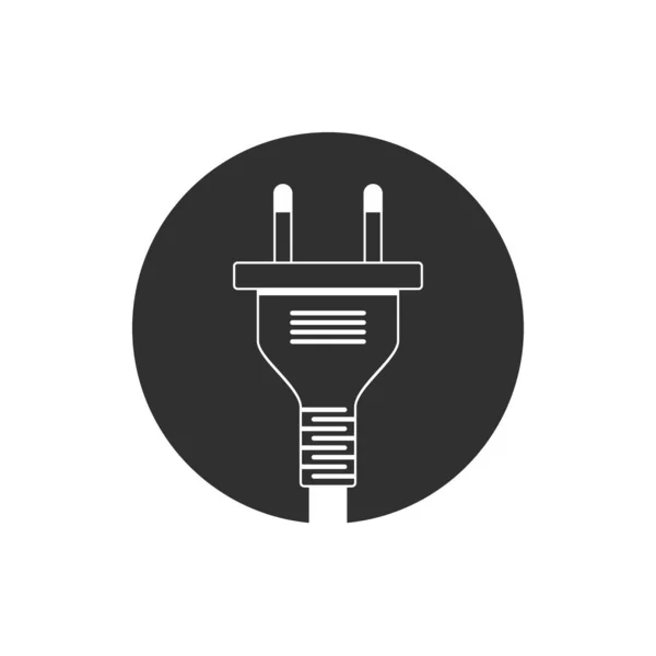 Power plug icon. — Stock Vector