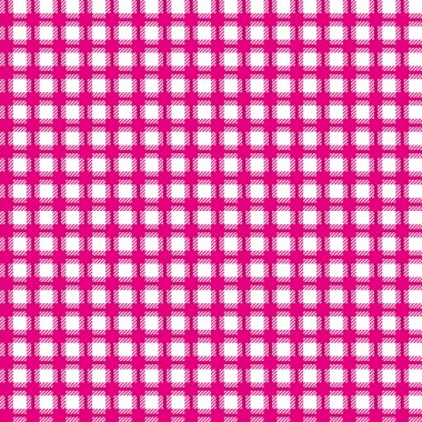 Kırmızı kareli dikişsiz desenler.