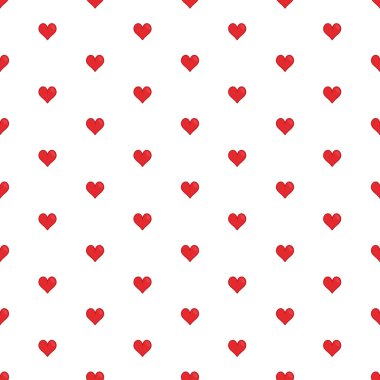 Kalbin pürüzsüz deseni.