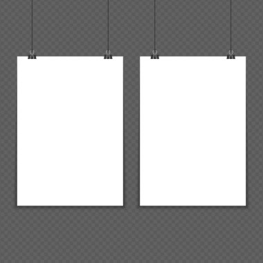 İki poster modeli A4.