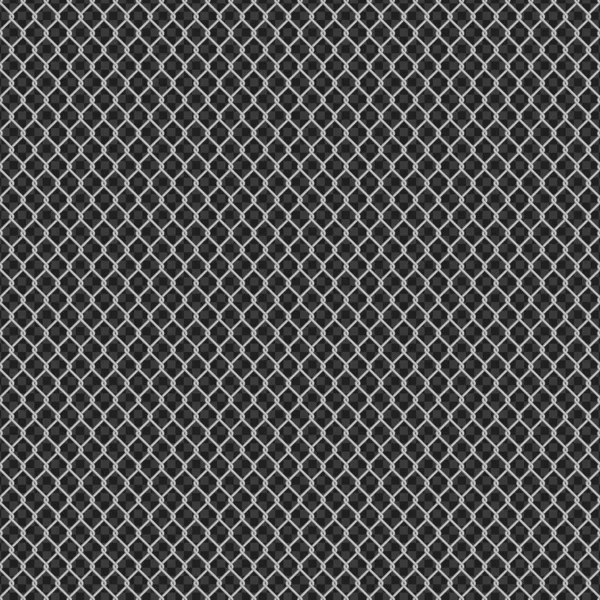 Chain link fence background vec. — Stock Vector