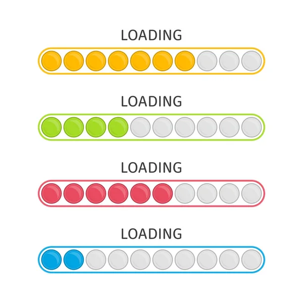 Barre de chargement vectorielle . — Image vectorielle